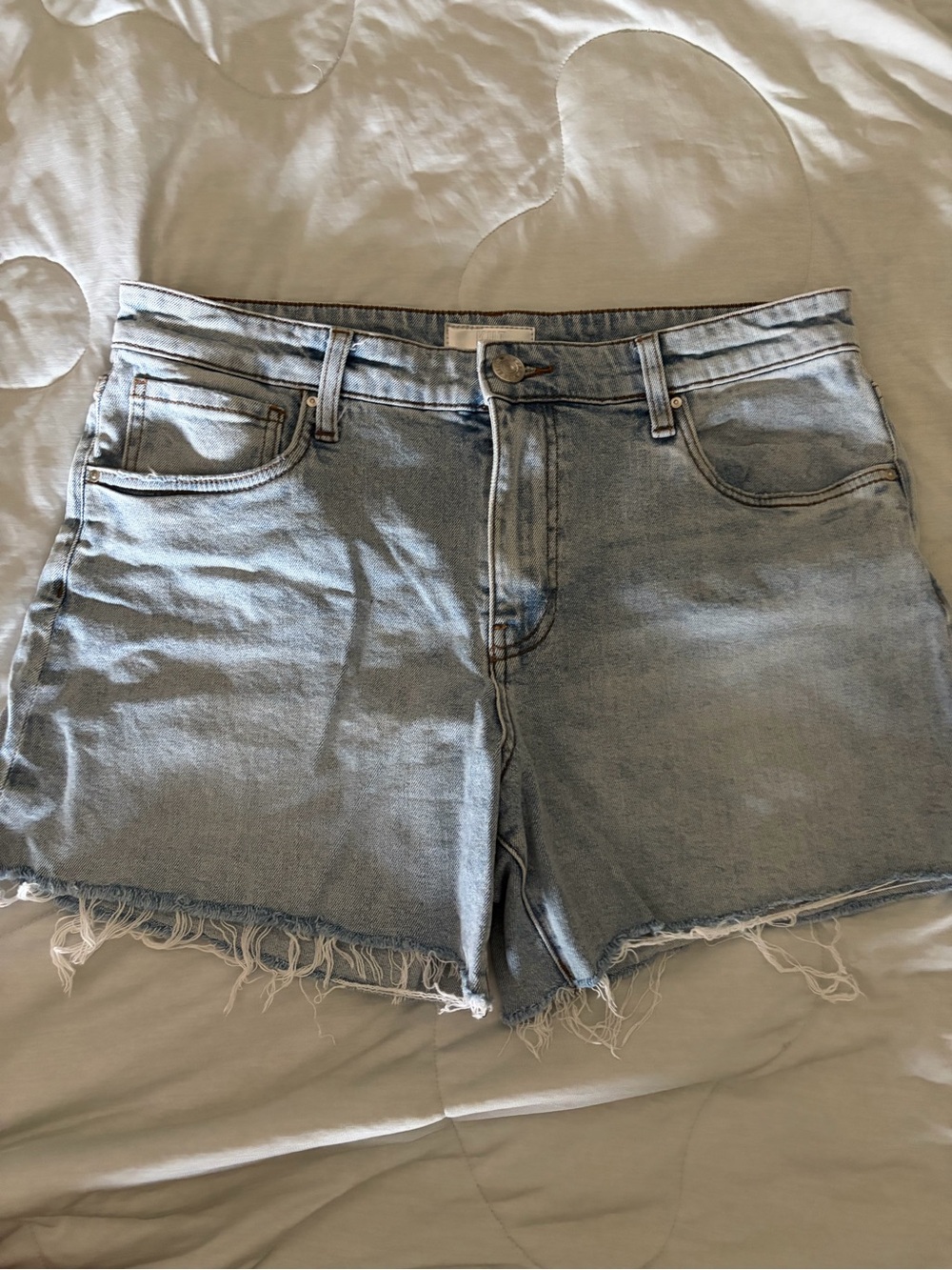 Kut from the Kloth Light Blue Denim Cutoff Shorts